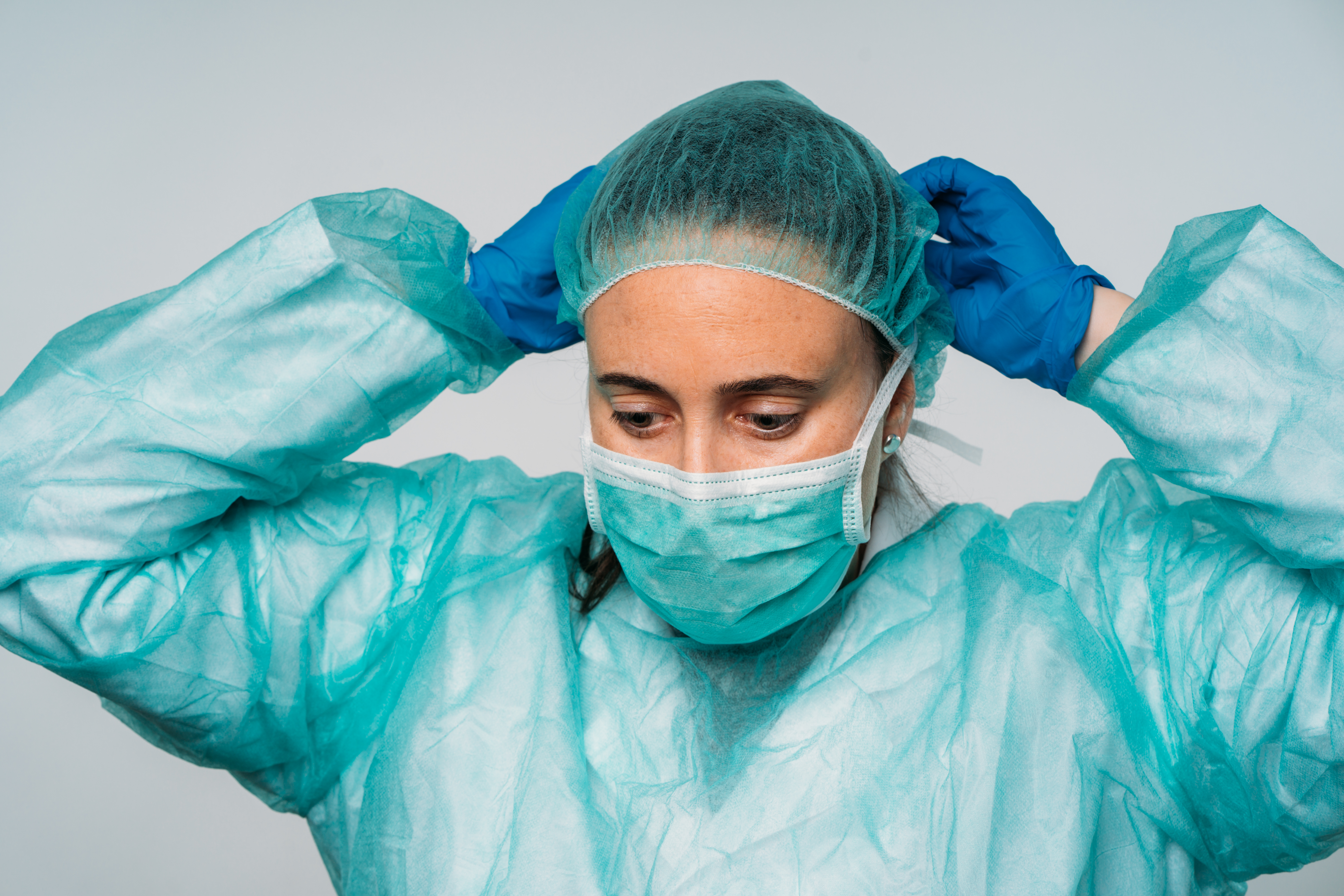 Enfermera trabajando